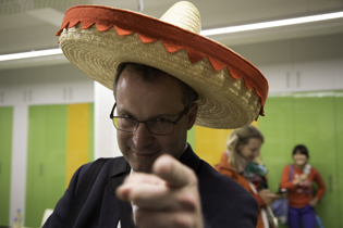 Christoph Schickedanz at the German Hat Museum